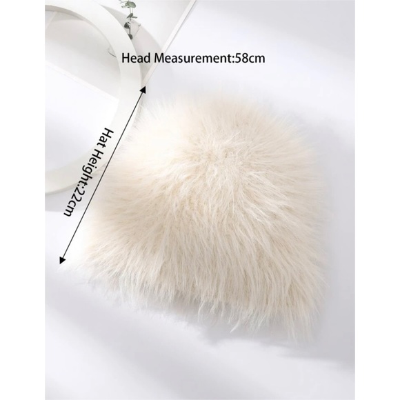 NWOT Beanie Fluffy Fuzzy Hat - Picture 3 of 4